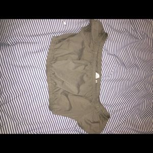 Wilfred off the shoulder green crop top